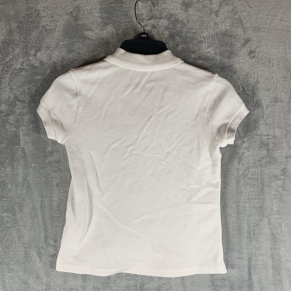 Alexander Wang Women's Deconstructed Polo Cardigan White XS Preppy Classic NWT - Picture 2 of 11